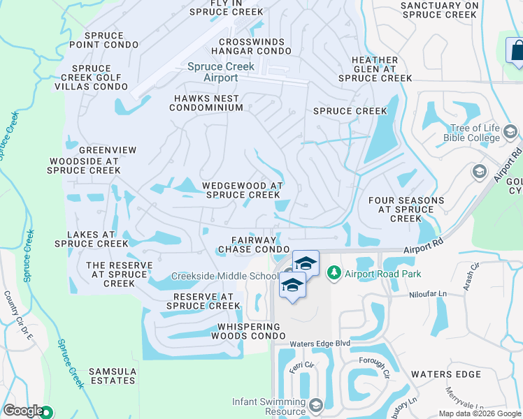 map of restaurants, bars, coffee shops, grocery stores, and more near 1972 Rutgers Place in Port Orange