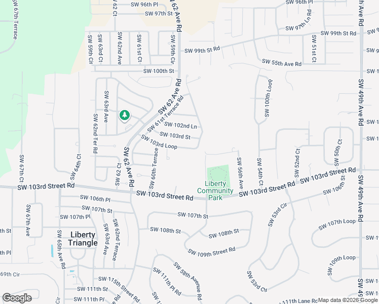 map of restaurants, bars, coffee shops, grocery stores, and more near 6024 Southwest 103rd Loop in Ocala