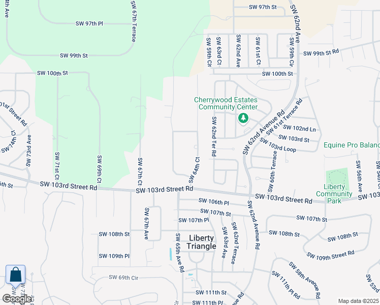 map of restaurants, bars, coffee shops, grocery stores, and more near 10402 Southwest 64th Court in Ocala
