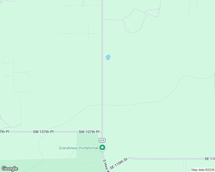 map of restaurants, bars, coffee shops, grocery stores, and more near 42 Southeast 103rd Street in Ocala