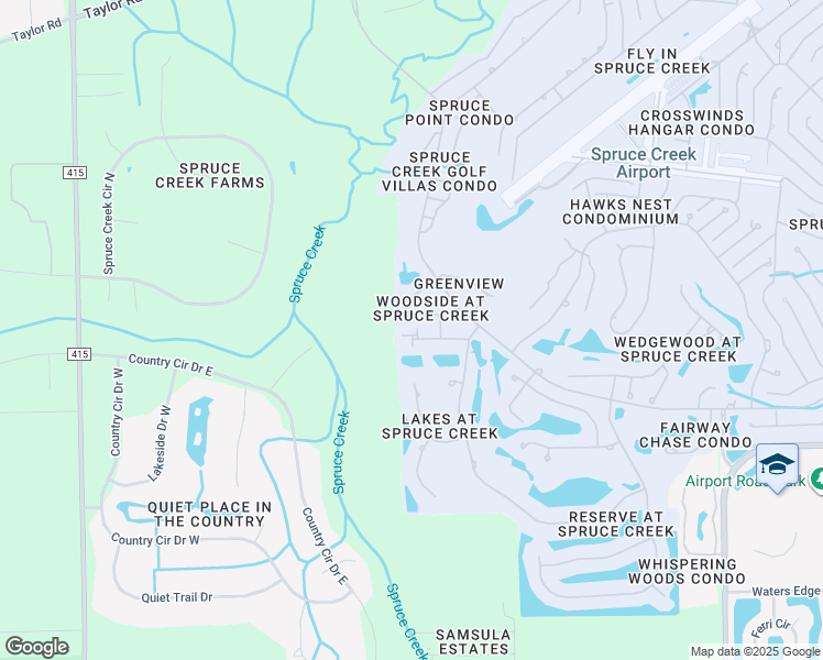 map of restaurants, bars, coffee shops, grocery stores, and more near 1924 Sprucewood Way in Port Orange