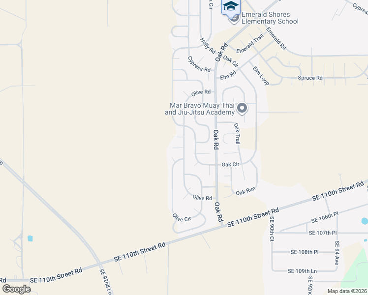 map of restaurants, bars, coffee shops, grocery stores, and more near 56 Olive Road in Ocala