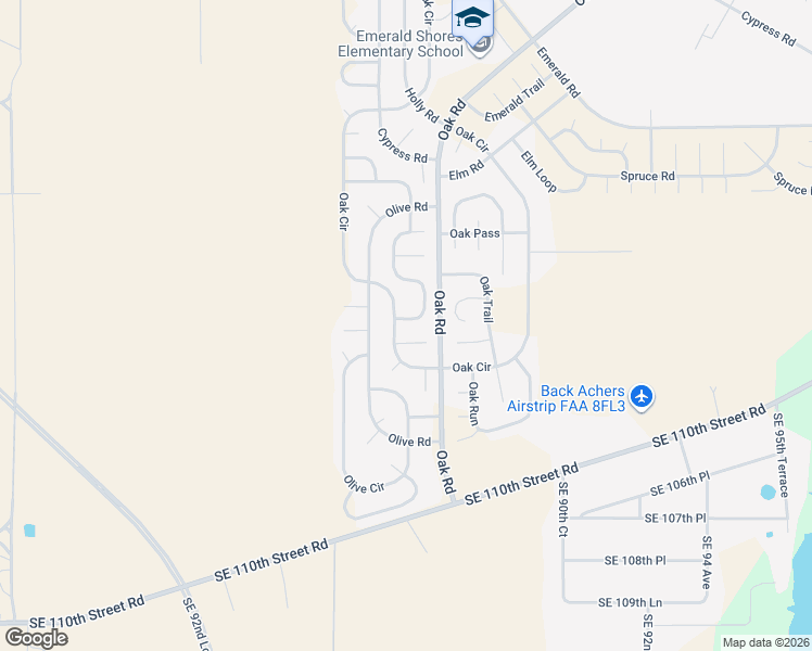 map of restaurants, bars, coffee shops, grocery stores, and more near 4 Olive Drive in Ocala