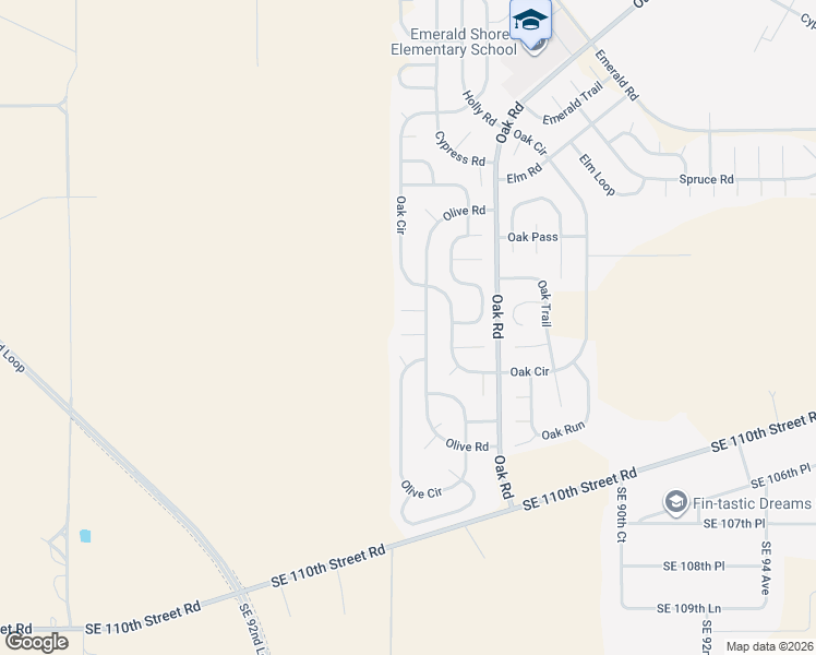 map of restaurants, bars, coffee shops, grocery stores, and more near 56 Olive Road in Ocala