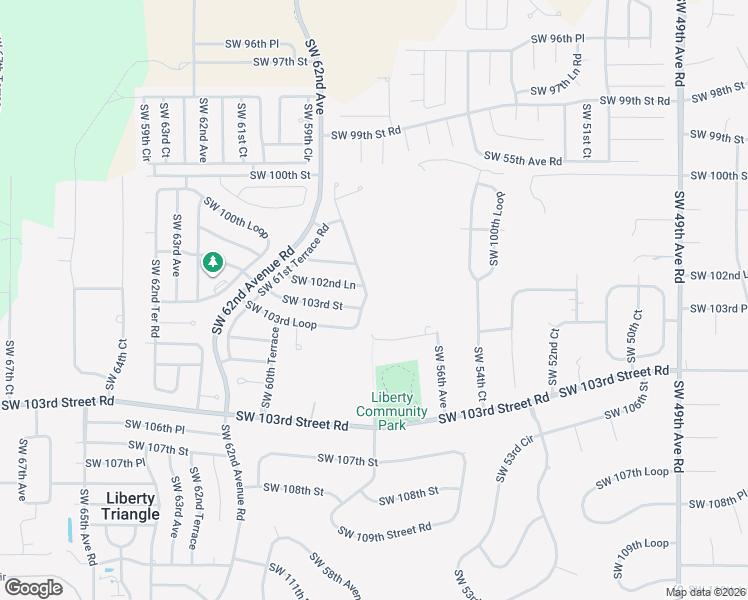 map of restaurants, bars, coffee shops, grocery stores, and more near 5960 Southwest 103rd Loop in Ocala