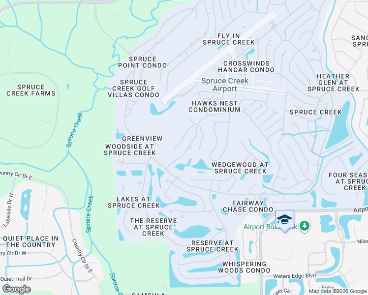 map of restaurants, bars, coffee shops, grocery stores, and more near 1970 Country Club Drive in Port Orange