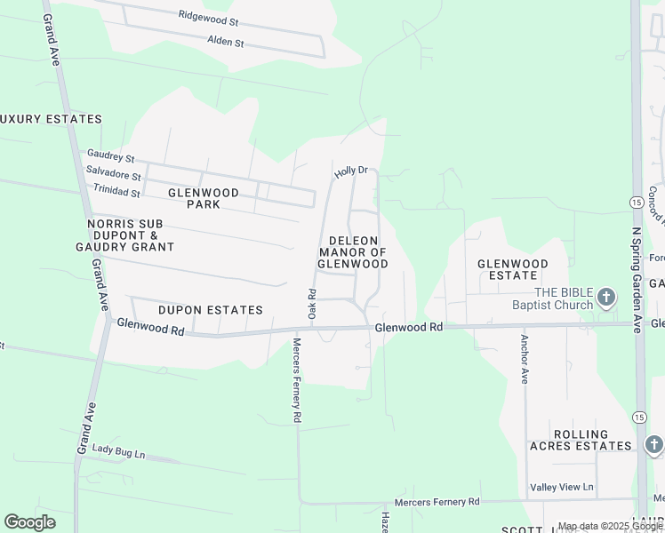 map of restaurants, bars, coffee shops, grocery stores, and more near 1470 Turkey Oak Run in DeLand