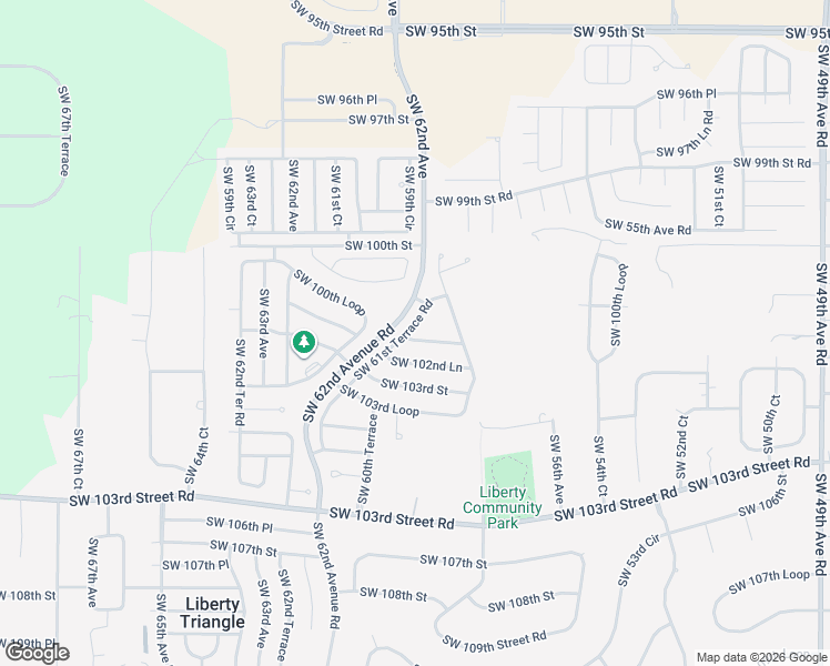 map of restaurants, bars, coffee shops, grocery stores, and more near 10199 Southwest 61st Terrace Road in Ocala