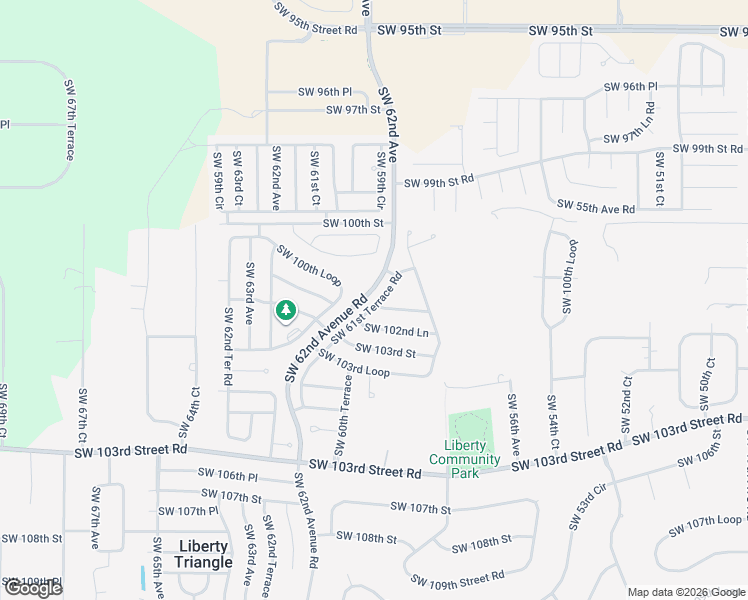map of restaurants, bars, coffee shops, grocery stores, and more near 10199 Southwest 61st Terrace Road in Ocala