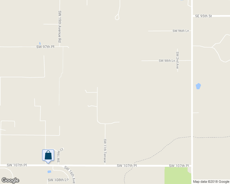 map of restaurants, bars, coffee shops, grocery stores, and more near 1271 Southwest 104th Street Road in Ocala