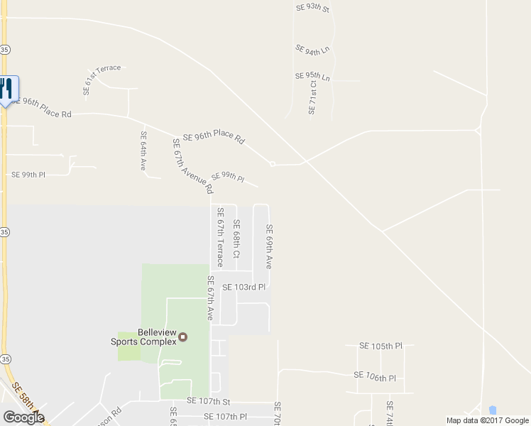 map of restaurants, bars, coffee shops, grocery stores, and more near 10090 Southeast 69th Terrace in Belleview