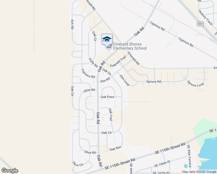 map of restaurants, bars, coffee shops, grocery stores, and more near 8 Elm Road in Ocala