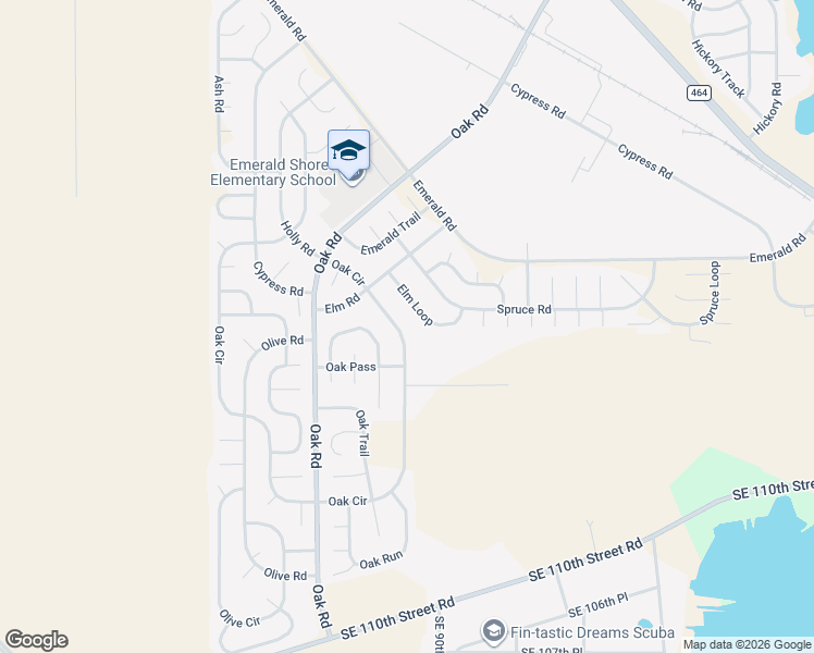 map of restaurants, bars, coffee shops, grocery stores, and more near 20 Elm Loop in Ocala