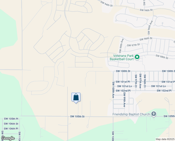map of restaurants, bars, coffee shops, grocery stores, and more near 10228 Southwest 100th Street in Ocala