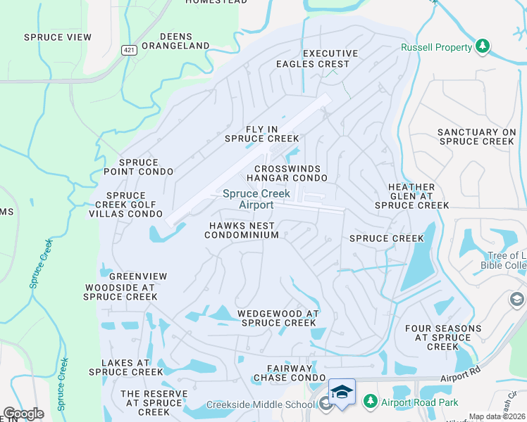 map of restaurants, bars, coffee shops, grocery stores, and more near 205 Cessna Boulevard in Port Orange