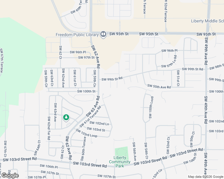 map of restaurants, bars, coffee shops, grocery stores, and more near 9962 Southwest 57th Court in Ocala