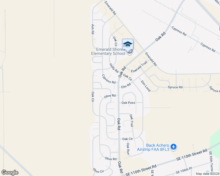 map of restaurants, bars, coffee shops, grocery stores, and more near 73 Olive Drive in Ocala