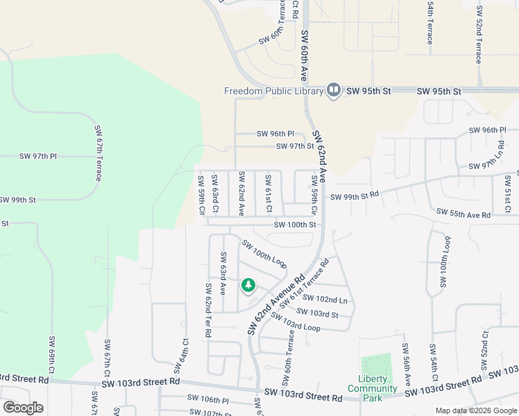 map of restaurants, bars, coffee shops, grocery stores, and more near 9896 Southwest 61st Court in Ocala