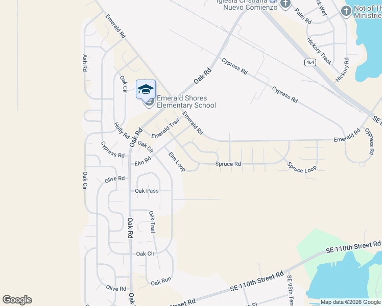 map of restaurants, bars, coffee shops, grocery stores, and more near 11 Spruce Terrace in Ocala