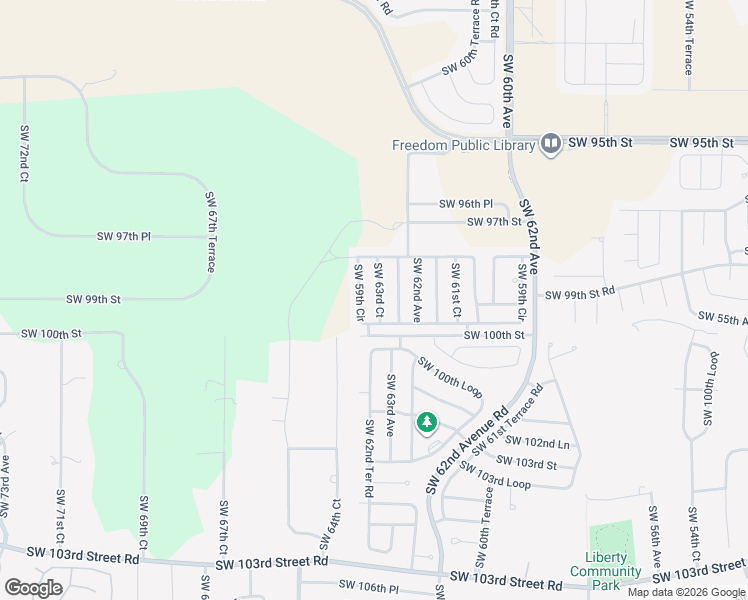 map of restaurants, bars, coffee shops, grocery stores, and more near 9905 Southwest 63rd Court in Ocala