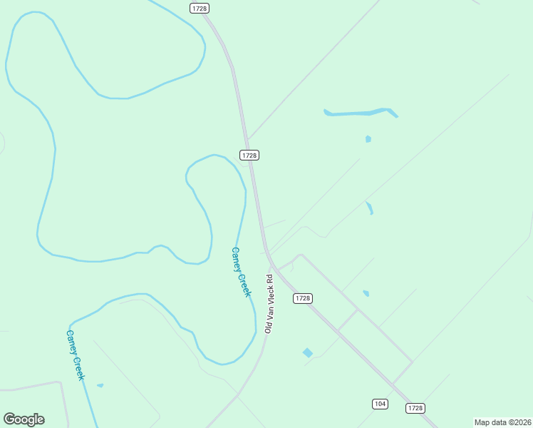 map of restaurants, bars, coffee shops, grocery stores, and more near 1440 Farm to Market Road 1728 in Van Vleck