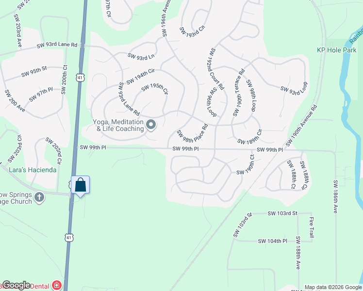map of restaurants, bars, coffee shops, grocery stores, and more near 9935 Southwest 194th Court in Dunnellon
