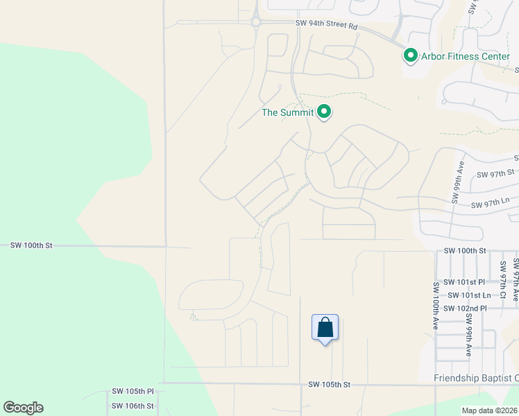 map of restaurants, bars, coffee shops, grocery stores, and more near 10628 South West 98th Place in Ocala