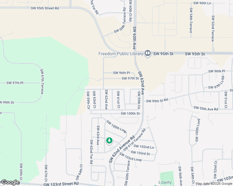 map of restaurants, bars, coffee shops, grocery stores, and more near 9832 Southwest 61st Court in Ocala