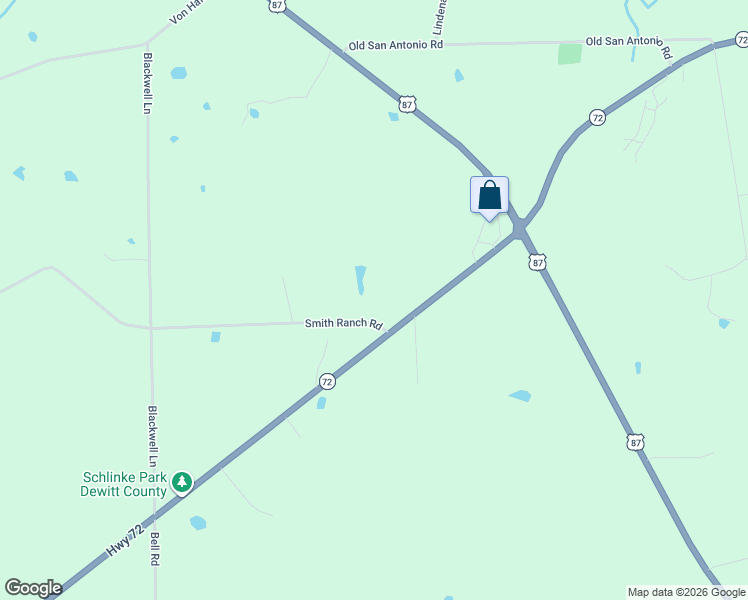 map of restaurants, bars, coffee shops, grocery stores, and more near 266 Smith Ranch Road in Cuero