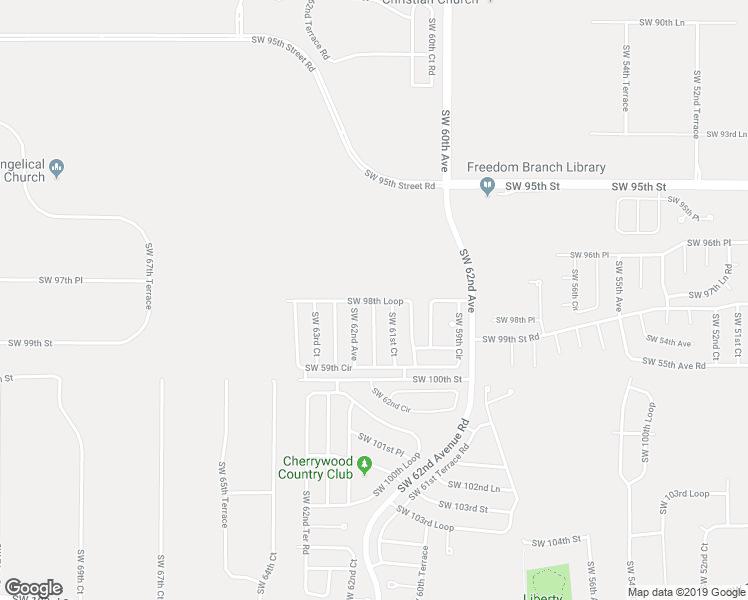 map of restaurants, bars, coffee shops, grocery stores, and more near 8499 Southwest 98th Loop in Ocala