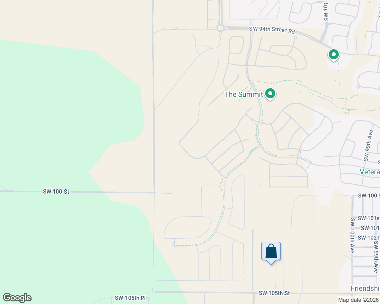 map of restaurants, bars, coffee shops, grocery stores, and more near Southwest 100th Street in Ocala