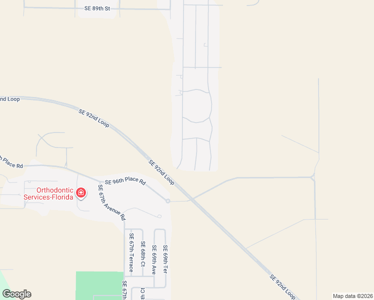 map of restaurants, bars, coffee shops, grocery stores, and more near 9662 Southeast 71st Court in Ocala