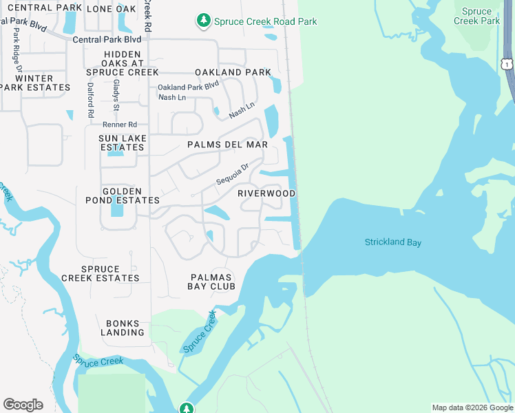 map of restaurants, bars, coffee shops, grocery stores, and more near 6209 Ranier Circle in Port Orange