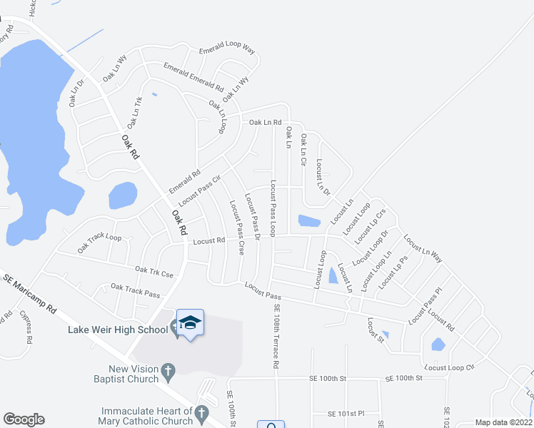 map of restaurants, bars, coffee shops, grocery stores, and more near 231 Locust Pass Dr in Ocala