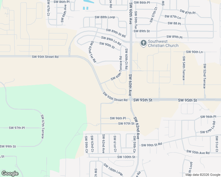 map of restaurants, bars, coffee shops, grocery stores, and more near 6255 Southwest 95th Street Road in Ocala