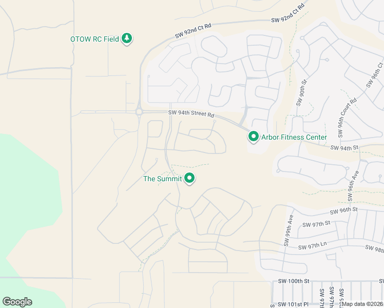 map of restaurants, bars, coffee shops, grocery stores, and more near 10304 Southwest 93rd Place in Ocala
