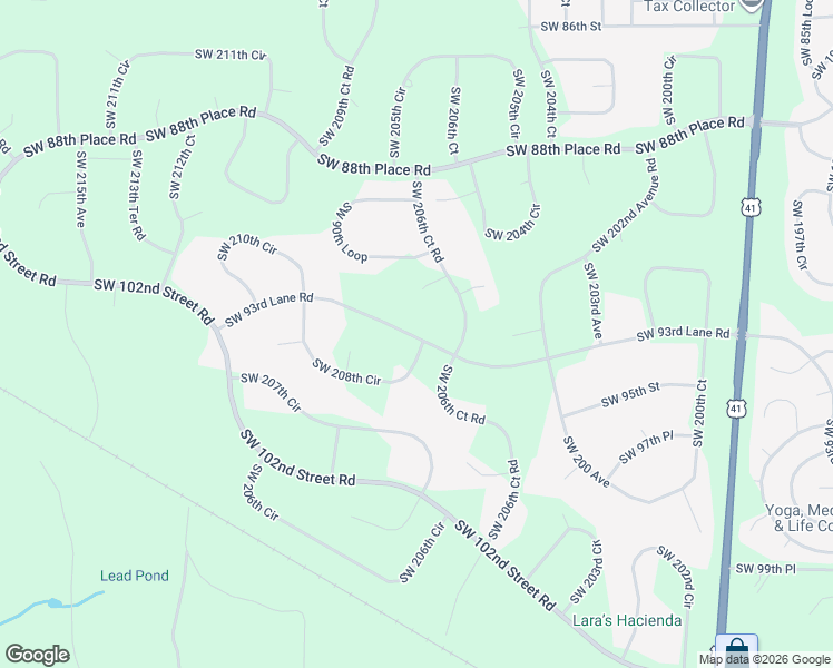 map of restaurants, bars, coffee shops, grocery stores, and more near 20710 Southwest 93rd Lane Road in Dunnellon