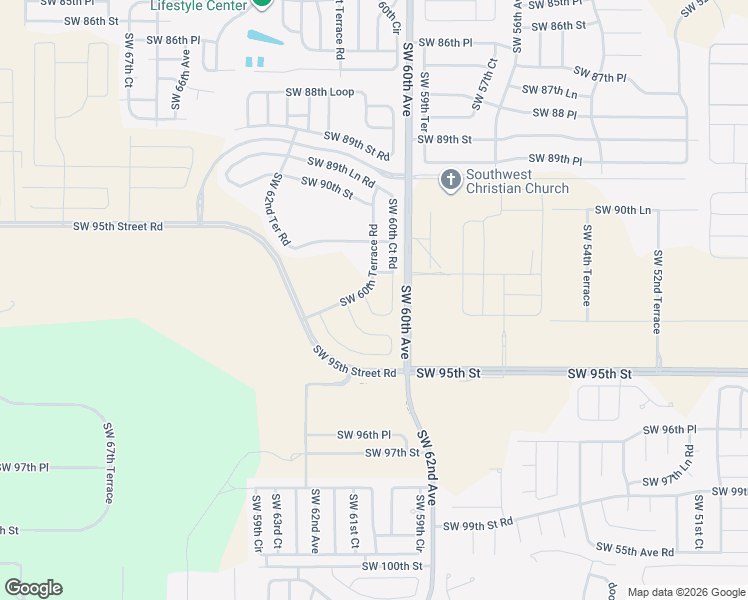 map of restaurants, bars, coffee shops, grocery stores, and more near 9275 Southwest 60th Court Road in Ocala