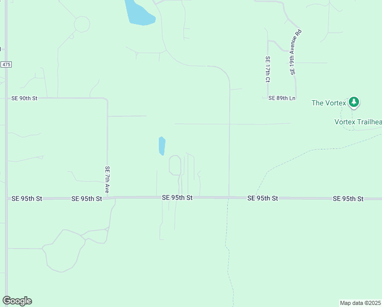 map of restaurants, bars, coffee shops, grocery stores, and more near 1289 Southeast 95th Street in Ocala