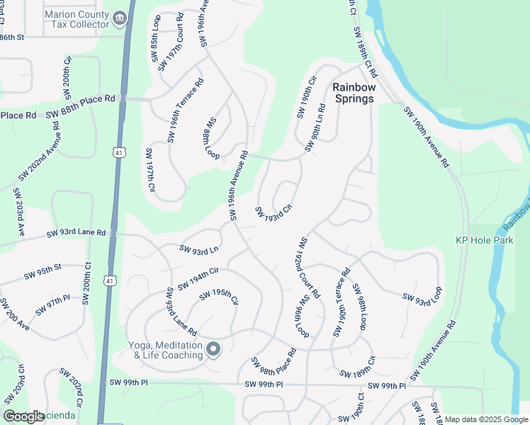map of restaurants, bars, coffee shops, grocery stores, and more near 9220 SW 193rd Cir in Dunnellon
