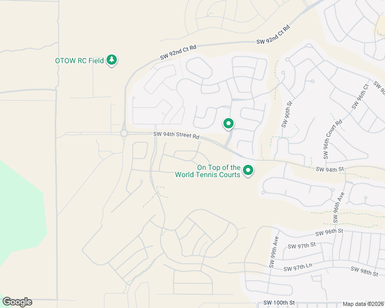 map of restaurants, bars, coffee shops, grocery stores, and more near 10304 Southwest 93rd Place in Ocala
