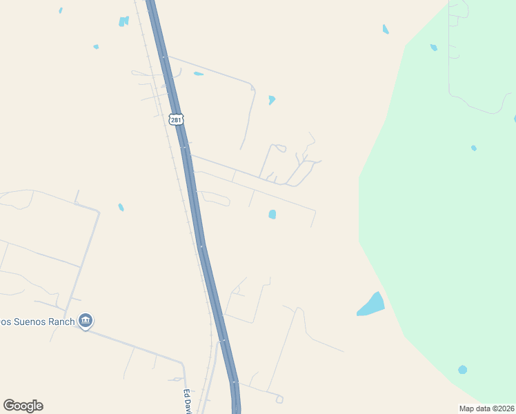 map of restaurants, bars, coffee shops, grocery stores, and more near 9502 U.S. 281 in Pleasanton