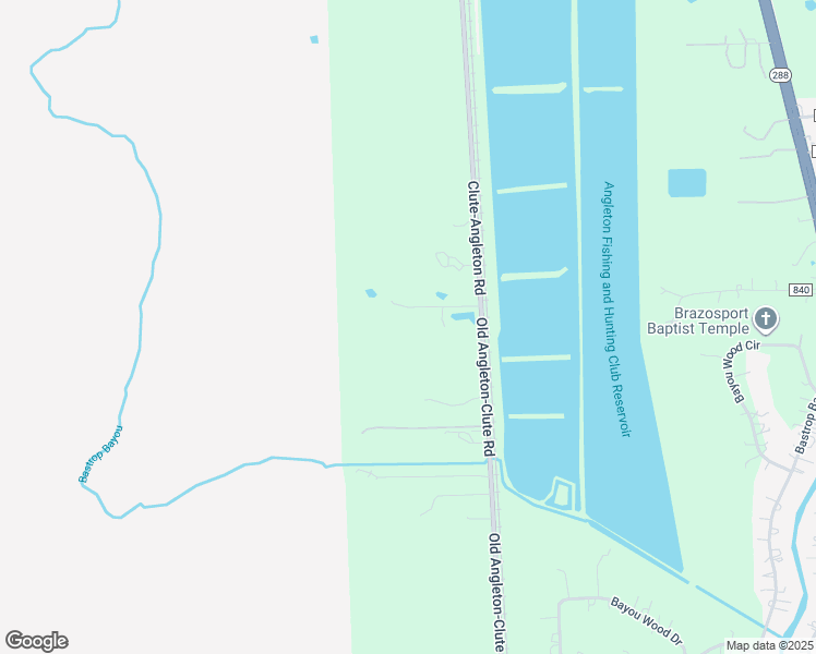 map of restaurants, bars, coffee shops, grocery stores, and more near 137 Old Plantation Road in Angleton