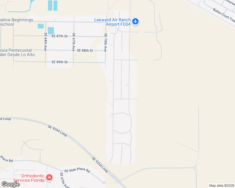 map of restaurants, bars, coffee shops, grocery stores, and more near 9169 Southeast 70th Terrace in Ocala