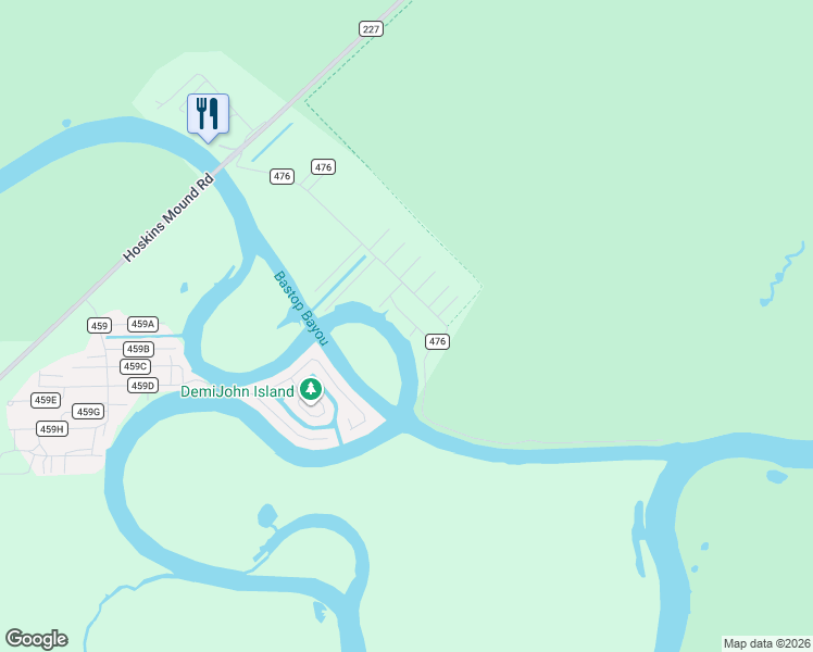 map of restaurants, bars, coffee shops, grocery stores, and more near 707 Griffin Drive in Freeport