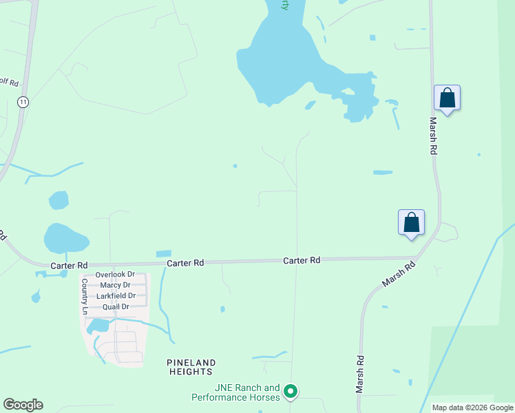 map of restaurants, bars, coffee shops, grocery stores, and more near 3466 Cross Branch Road in DeLand