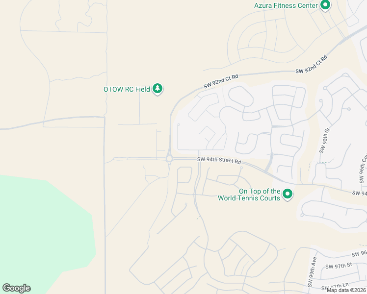 map of restaurants, bars, coffee shops, grocery stores, and more near 10589 Southwest 91st Street Road in Ocala