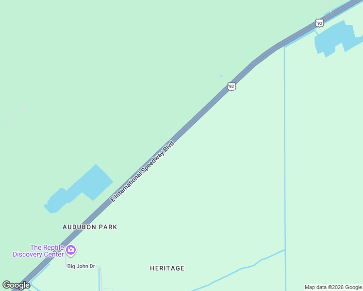 map of restaurants, bars, coffee shops, grocery stores, and more near East International Speedway Boulevard in DeLand