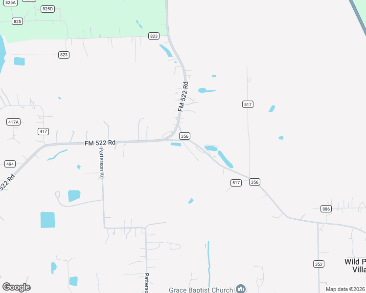 map of restaurants, bars, coffee shops, grocery stores, and more near 5319 County Road 356 in Brazoria