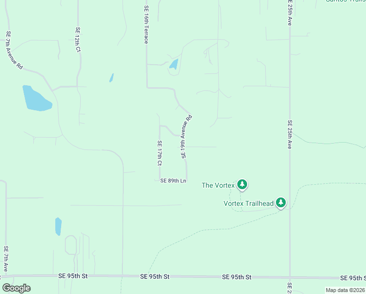 map of restaurants, bars, coffee shops, grocery stores, and more near SE 88th St in Ocala